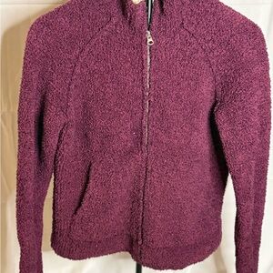 Natural Reflections Burgundy Teddy Jacket